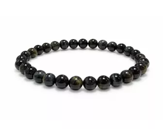 Falkenauge-Armband AA mit 6-mm-Perlen