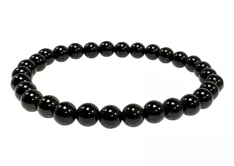 Onyx-Armband A 6mm Perlen