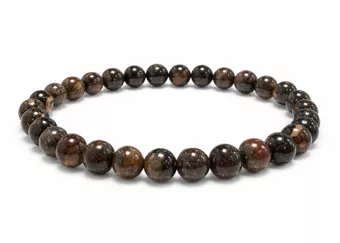 Schwarzes Opal-Armband AB 6-7mm Perlen
