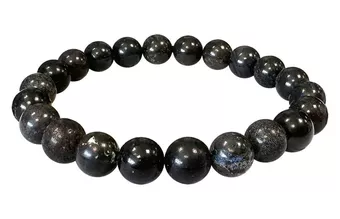 Schwarzer Opal-Armband AB 8-9mm Perlen