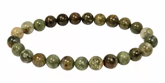 Grüner Opal-Armband A 8mm Perlen