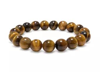 Tigerauge Armband A 10mm Perlen