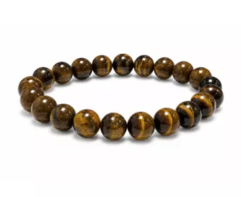 Tigerauge Armband AB 12 mm Perlen