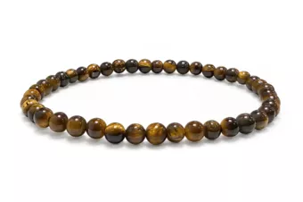 Armband aus Tigerauge A 4 mm Perlen