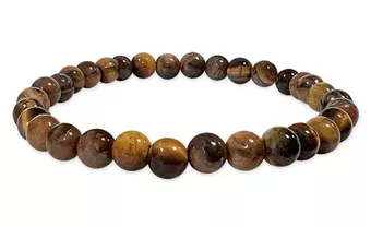Tigerauge Armband AB 6 mm Perlen