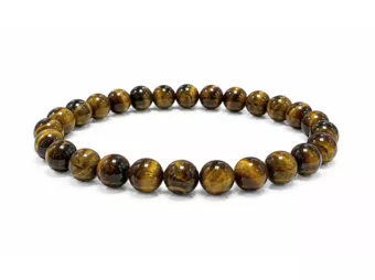 Armband aus Tigerauge A 6 mm Perlen