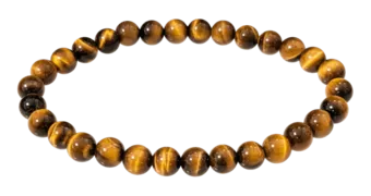 Tigerauge Armband AAA 6mm Perlen
