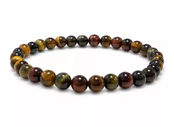Multicolor Tigerauge Armband AA 6mm Perlen