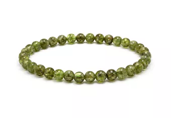 Peridot-Armband A mit 5–6-mm-Perlen