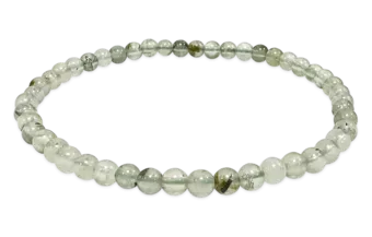 Armband Prehnitperlen A 4mm