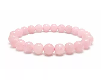 Rosenquarz Armband AB 8mm Perlen