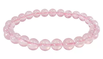 Rosenquarz Armband AA+ 8-9mm Perlen