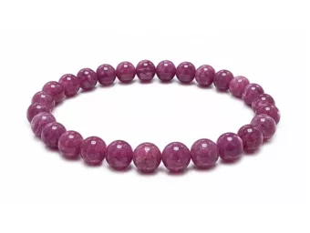 Rubin-Armband AAAA Perlen 5-6mm
