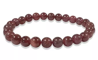 Rubin-Armband AA 7-8mm Perlen