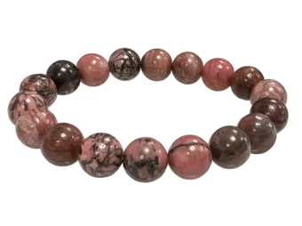 Rhodonit-Armband A 10mm Perlen