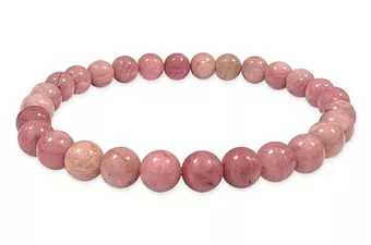 Australisches Rhodonit-Armband A 6mm Perlen