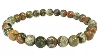 Rhyolith-Armband A 6-7mm Perlen