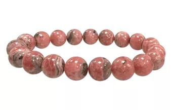 Armband Argentinischer Rhodochrosit A Perlen 9.5-10.5mm
