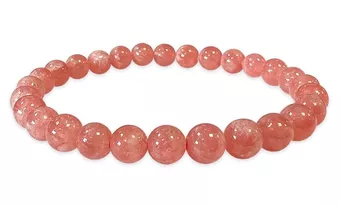 Argentinischer Rhodochrosit-Armband AAAA 6-7mm Perlen