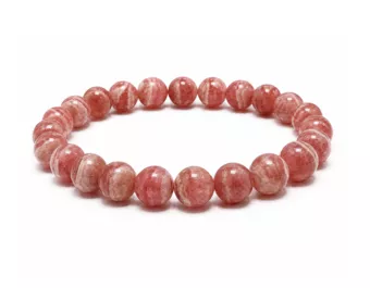 Argentinischer Rhodochrosit-Armband AAAA 7.5-8.5mm Perlen
