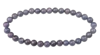Blaues Saphir-Armband AA 5.5mm Perlen