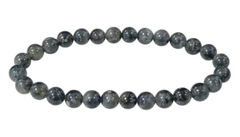 Blaues Saphir-Armband AAA 6-7mm Perlen