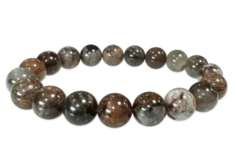 Chinesisches Serpentin-Armband A 10mm Perlen