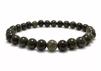 Armband aus peruanischem Serpentin AB 6-7mm Perlen