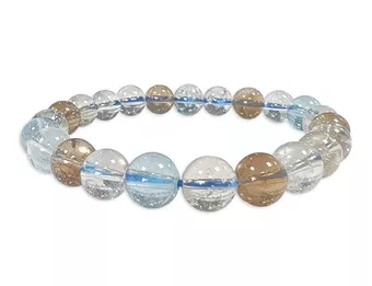 Mehrfarbiges Topas-Armband AAA 8mm Perlen