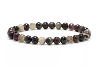Multicolor-Turmalin Armband A Perlen 6-7 mm