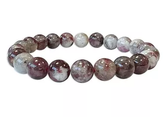 Rosa Turmalin-Armband A 8-mm-Perlen