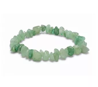 Grüner Aventurin A Splitterarmband 5-8mm