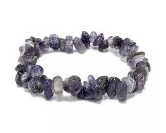 Cordierit-Iolith-Splitterarmband A 5-8mm