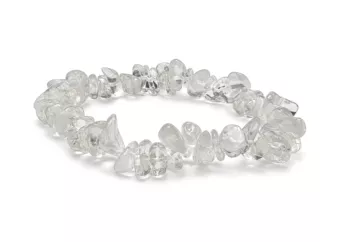 Bergkristall Splitterarmband A 5-8mm