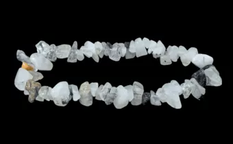 Bergkristall Armband Turmalin A 5-8mm Splitter