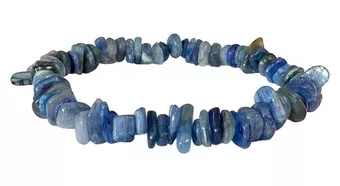 Blauer Kyanit-Splitterarmband AA 5-8mm