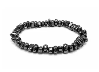 Hämatit-Splitterarmband A 5-8mm