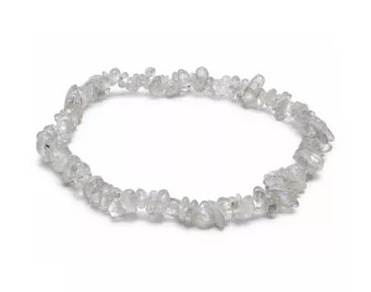Armband Chips Mondstein weiß Peristerith A 3-5 mm