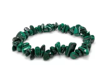 Malachit-Splitterarmband A 5-8mm
