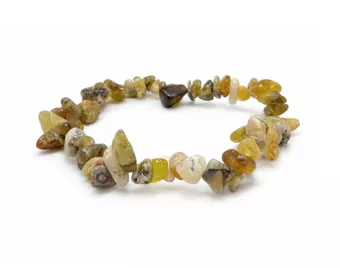 Gelber-Opal-Splitterarmband AB 5-8mm