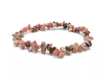 Argentinisches Rhodochrosit-Splitterarmband A 5-8mm