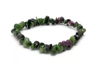 Rubin-Zoisit-Splitterarmband A+ 5-8mm