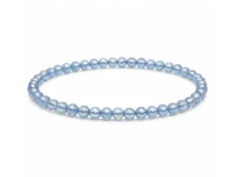 Armband aus Facettiertem Aquamarin AA – 3-mm-Perlen