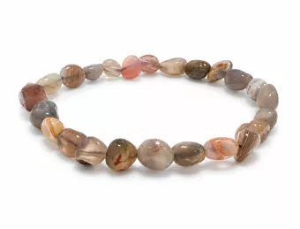 Botswana-Achat Trommelstein-Armband A 6-8mm