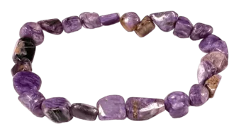 Charoit-Armband AA gerollte Steine