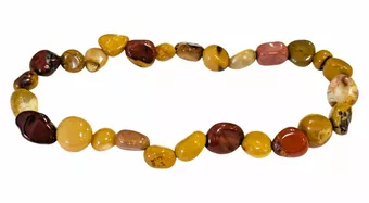 Jaspe Mokaite A Armband Gerollte Steine