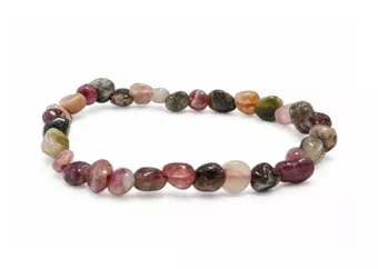 Multicolor-Turmalin Armband mit Trommelsteinen A