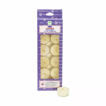 Set mit 12 Teelicht-Duftkerzen Satya Lavendel