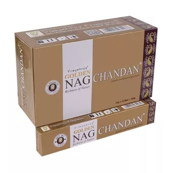 Räucherstäbchen Vijayshree Golden Nag Chandan 15g