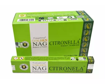 Räucherstäbchen Vijayshree Golden Nag Citronella 15g